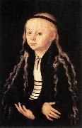 CRANACH, Lucas the Elder Portrait of a Young Girl khk USA oil painting reproduction
